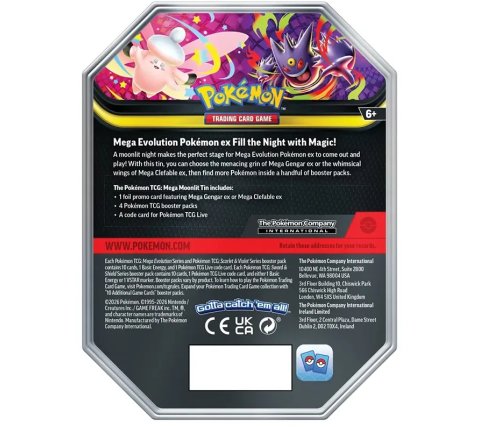 Pokemon Moonlit Clefable Tin